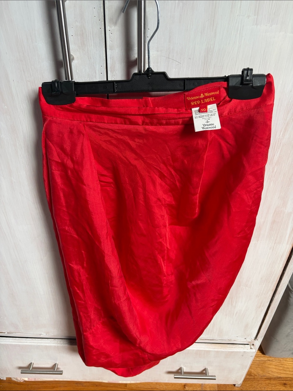 Vivienne Westwood Red Label Bright Red Skirt